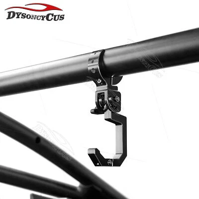 1"-2" Roll Cage Helmet Hook Headset Hanger Roll Bar Mount for Polaris UTV RZR - Изображение 1 из 4
