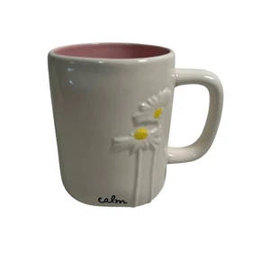 Nueva Taza Flor Rae Dunn “CALMA” Margaritas Colección Artesanal Por Magenta 5” Alto - Imagen 1 de 6