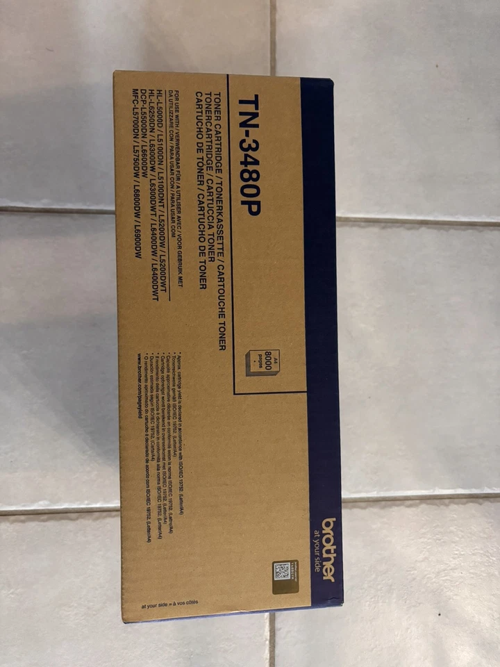 Brother TN-3480P Noir Cartouche de Toner - Photo 1/1
