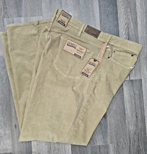 Cremieux Premium Denim braun Herren 44x34 gerade Passform Stretch Cord Hose Neu mit Etikett - Bild 1 von 14