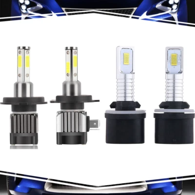 For Hyundai Accent 2003-2005 2 Pairs H4/9003+880/881 Daytime Running Light Bulb - Image 1 of 4