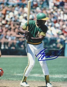 RICO CARTY  OAKLAND A'S  ACTION SIGNED 8x10 - Picture 1 of 1