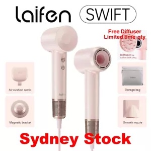 Laifen Swift LF03 Premium Hair Dryer - Pink Gold Deluxe 5 Piece + Diffuser Set - Picture 1 of 12