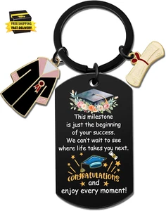 Graduation Keychain for Best Friend Graduation Gifts for Her Him Class of 2025 B - Picture 1 of 7