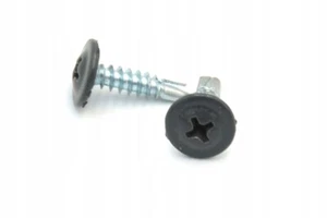 Blechschraube Linsenkopf mit Bund Selbstschneidend 4,2x19 Antrazitgrau RAL 7016 - Bild 1 von 2