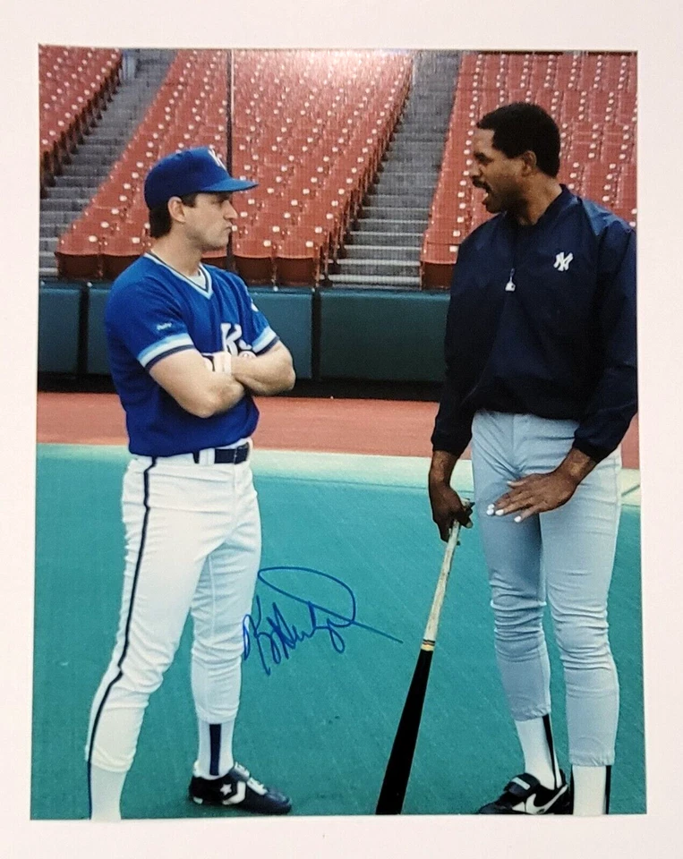 KEVIN SEITZER Signed Photo Kansas City Royals 8x10 Autographed Photo - 4 Foto 1 de 1