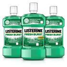 3x Listerine Fresh Burst Anti Bacterial Oral Care Mouthwash 250ml