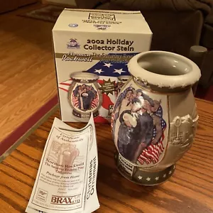 Norman Rockwell 2002 Holiday Collector Stein The Saturday Evening Post - Picture 1 of 12