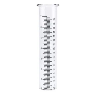 " Capacity Rain Gauge Glass Replacement Tube for Yard Garden Outdoor Ho... - Picture 1 of 4