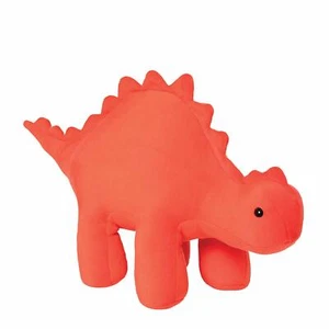 Manhattan Toy Gummy Velveteen Stegosaurus Dinosaur Stuffed Animal, 9.5", Coral - Picture 1 of 4