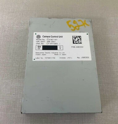 2005-2010 VOLKSWAGEN TOUAREG CAMERA CONTROL MODULE DRIVER ASSIST REAR VIEW - Image 1 of 2