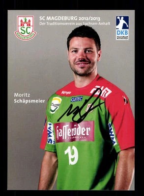 Moritz Schäpsmeier Autogrammkarte SC Magdeburg 2012-13 Original Sign+A 138075 - Bild 1 von 2