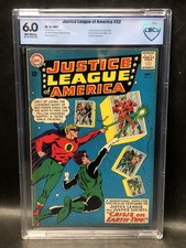 Justice League Of America 22 CBCS 6.0 OW Pages 1963 Justice Society Crossover