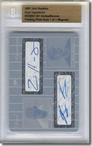 Eric Hurley * Blake Beavan * Autograph Rookie Auto Plate BGS 1/1 - Picture 1 of 1