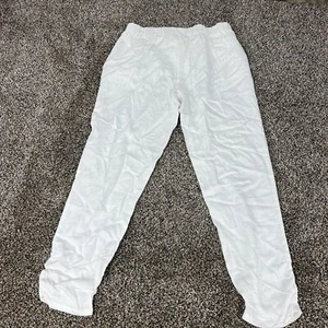 Ovi Damen weiße leichte elastische High Waist Hose Größe L 32 x 27 Komfort - Bild 1 von 10