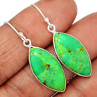 Composite Kingman Green Mohave Turquoise 925 Silver Earrings Jewelry CE22643