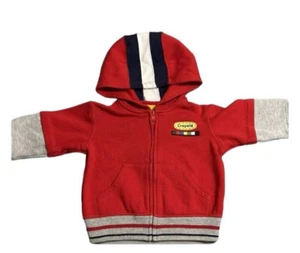 Rote Crayola Buntstifte 6-9 Monate Kapuzenjacke mit Reißverschluss - Bild 1 von 8