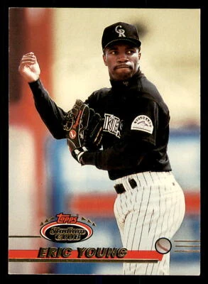 Eric Young 1993 Stadium Club #526 RC Colorado Rockies - Image 1 of 2