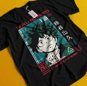Deku T-Shirt My Hero Academia Bakugo Katsuki Tee Anime Midoriya Dabi Shoto Shirt - Picture 1 of 6