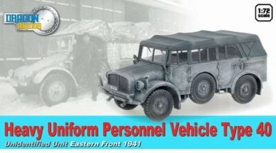 Heavy Uniform Personnel Vehicle Type 40, Unidentified Unit - Eastern Front 1941 - Image 1 of 2