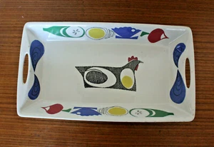 Figgjo Norway A La Carte Flameware Baking Oven Serving Tray Rooster Scandinavian - Picture 1 of 12