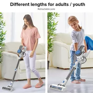 LED Headlight & Display Vacuum Cleaner 250W 22Kpa Powerful Suction Cordless - Picture 1 of 12