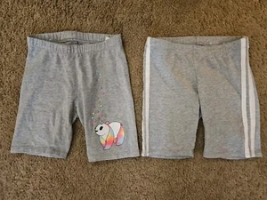 FAVORITE SHORTIE GIRLS GRAY SHORTS SET OF 2 SIZE S (7) - Picture 1 of 1
