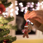  3 Pcs Christmas Tree Hanging Decor Gingerbread Man Pendants Decorate