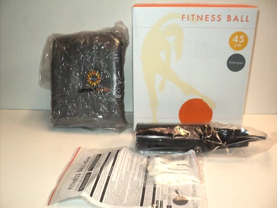 Primasole Pelota de Ejercicio 45 cm (17,7") Plateada Fitness Yoga Equilibrio Estabilidad NUEVO Foto 1 de 3