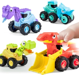 Baby Car Toy for 1 2 3 Years Old Boys Girls, Dinosaur Truck Toys for Toddlers - Picture 1 of 12