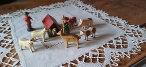 Set alte Seiffner Miniaturen / bäuerliche Szene - Bild 1 von 6
