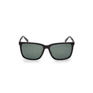 Timberland TB9280-H 01R Black Polarized Square Plastic Sunglasses 59-16-145 - Picture 1 of 7