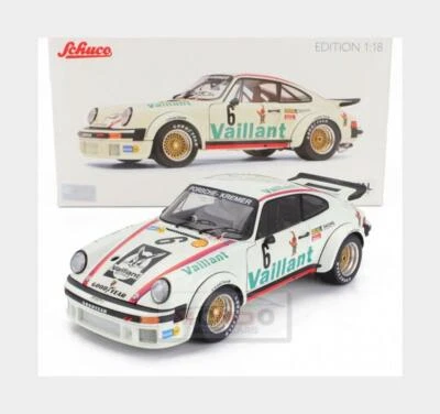 1:18 SCHUCO Porsche 911 934 #6 Drm Norisring 1976 Bob Wollek White 450060200 - Immagine 1 di 2