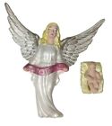 Vintage Lot Holland Mold Nativity ANGEL + Baby Jesus “GLORIA IN EXCELSIS DEO”