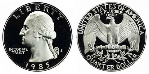 1985 S Washington  Quarter Cover