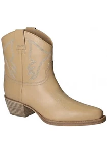 NUEVOS VALENTINO Botas al tobillo Western Desnudo (Talla 39) - Precio de venta sugerido por el fabricante $1,330.00! - Imagen 1 de 4
