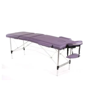 Mesa De Masaje Portátil Plegable Para Salón De Belleza Terapia Tatuaje Púrpura - Imagen 1 de 4