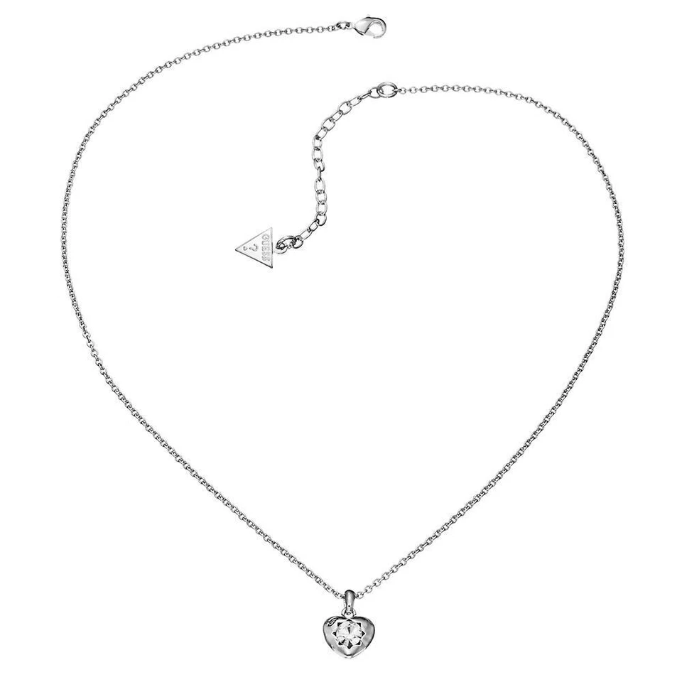 Collana Guess UBN51419 Donna Silver Guess Misura 45 Bigiotteria Nuovo - Immagine 1 di 1