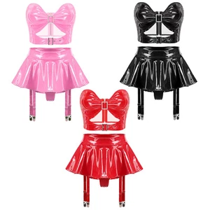 Reggiseno donna intimo da notte data notte lingerie donna minigonna cosplay sexy - Foto 1 di 39