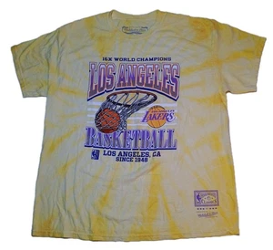 Mitchell & Ness Los Angeles Lakers 16x World Champions Tee Men's (XL) - Picture 1 of 7
