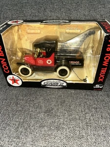 Texaco Gearbox 1918 Ford Runabout Tow Truck Die Cast Metal Coin Bank NEW - Picture 1 of 9