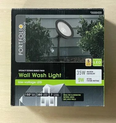 Светильник настенный ландшафтный Porfolio 0688459 бронзовая отделка низковольтный светодиодный 9 Вт - Изображение 1 из 4