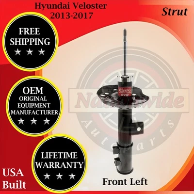 Puntal delantero izquierdo KYB OEM para Hyundai Veloster 2013-2017 1,6 L garantía de por vida Foto 1 de 4