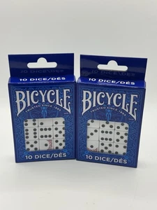 Bicycle - Dice / Die - Card Game Gambling - 10 dice per pack - 2 Pack - Picture 1 of 2