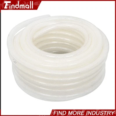 Findmall 1/2" ID x 3/4" OD 50 Ft PVC Tube Braided Reinforced Tubing Flexible - Image 1 of 4