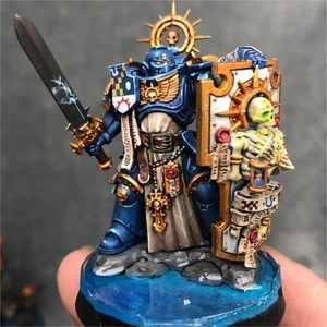 Warhammer 40k Erminator Chaplain Tarentu bemalt Space Marines Games Workshop - Bild 1 von 4