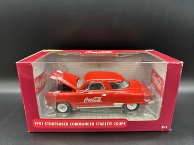Johnny Lightning 1/24 Coca-Cola 1951 Studebaker Commander*WHITE LIGHTNING* (C76) - Image 1 of 4