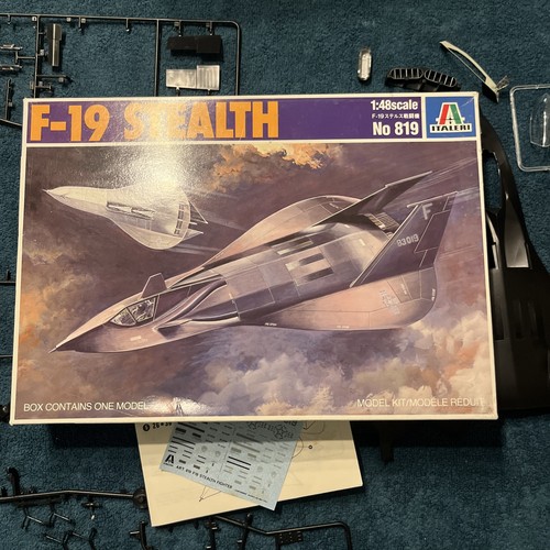 Italeri 1:48 Scale F-19 Stealth plastic model kit (No. 819) | eBay UK