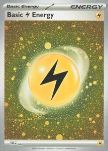SV01: Scarlet & Violet Base Set #004 Basic Lightning Energy (Cosmos Holo) - Picture 1 of 2