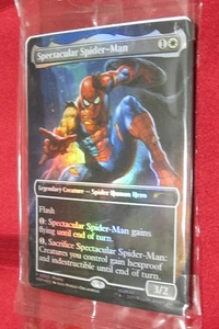 Magic The Gathering 2025 ESPECTACULAR TARJETA SPIDER-MAN Legendary Creature Hero - Imagen 1 de 2